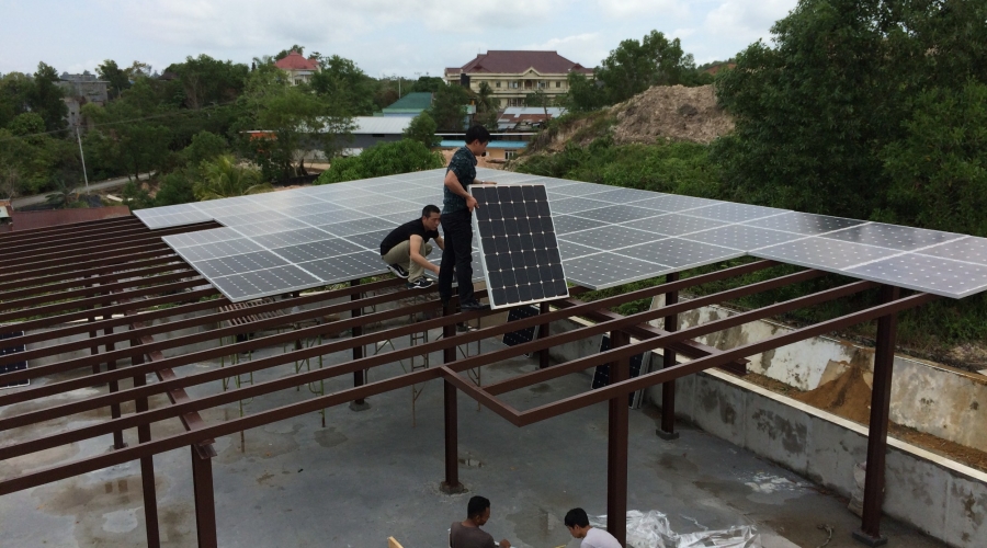 Tarakan, Indonesia 24KW off-grid solar power system