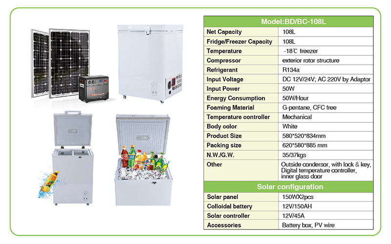 Solar Refrigerator & Freezer|Solar pump|solar power systems