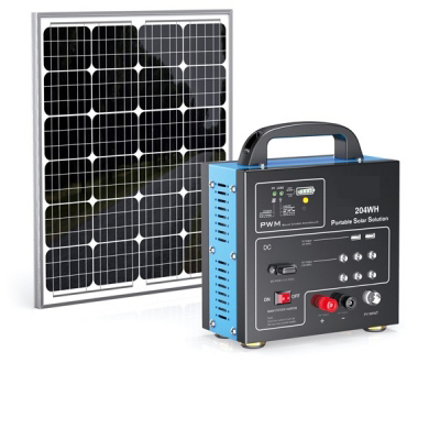 DC204WH Portable Solar Power System