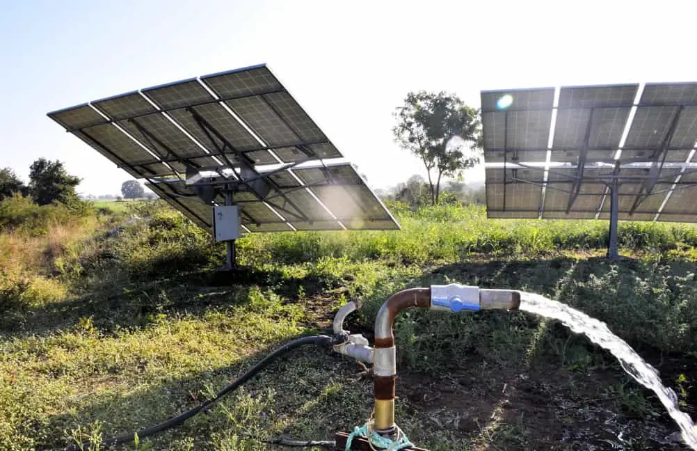 solar water powered water pump